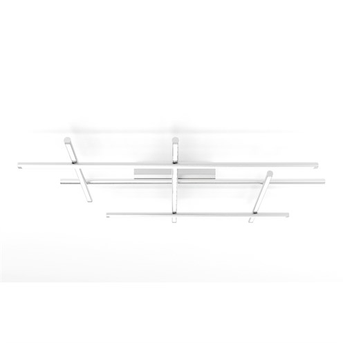 Panzeri+Hilow Ceiling LED 78W 4602lm 2700K CRI>90, hämardatav Push/DALI, laevalgusti, valge, opaalhajutiga